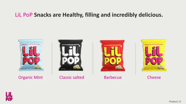 Product / solution slide 4 from Lil PoP