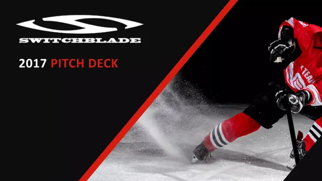 Switchblade pitch deck cover