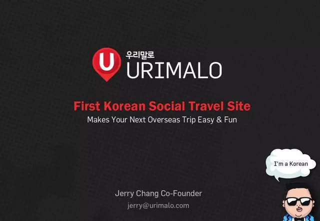 Urimalo pitch deck cover