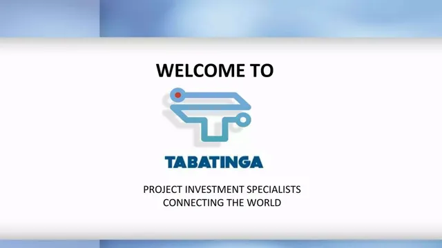 Cover slide 2 from TABATINGA PTE LTD