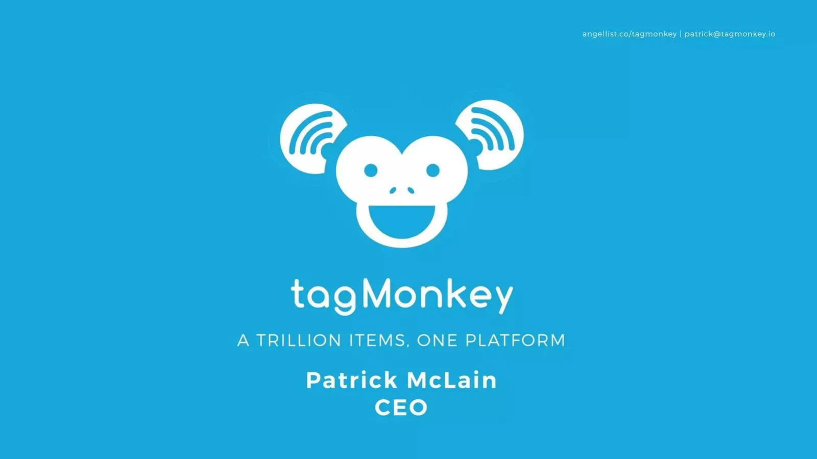 tagMonkey pitch deck slide