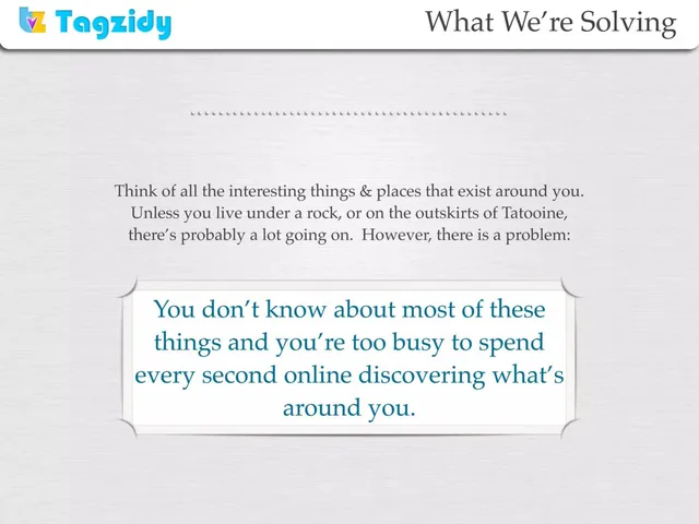 Problem slide 3 from Tagzidy Media