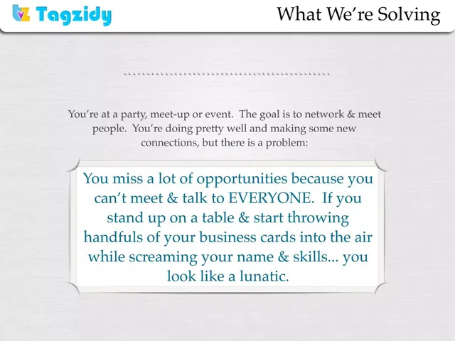 Problem slide 4 from Tagzidy Media