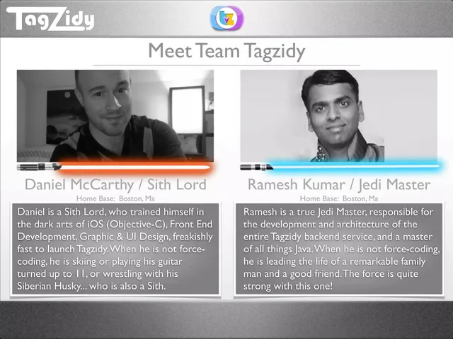 Team slide 3 from Tagzidy
