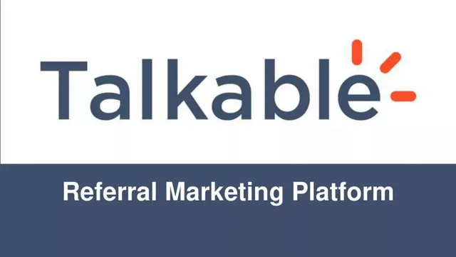 Talkable (formerly Curebit) pitch deck cover
