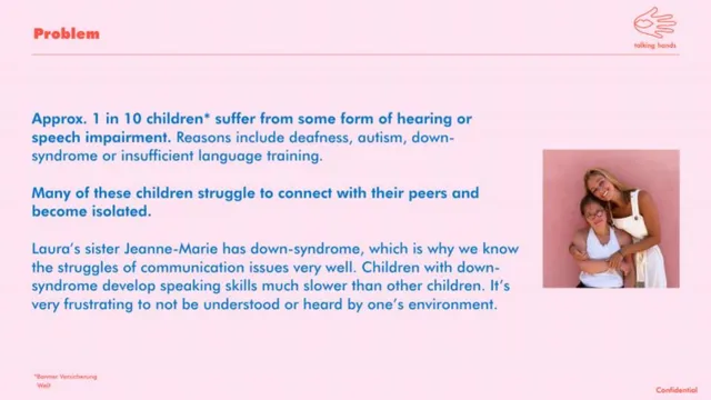 Problem slide 4 from Talking Hands