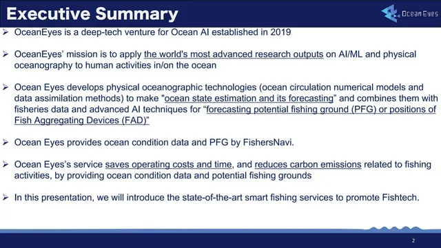 Product / solution slide 2 from Ocean Eyes Co., Ltd.