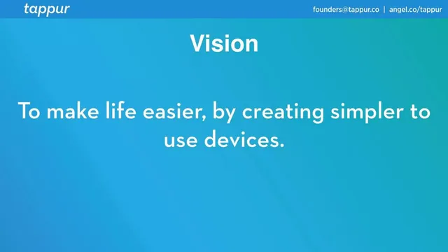 Vision slide 2 from Tappur (formerly DrumPants)