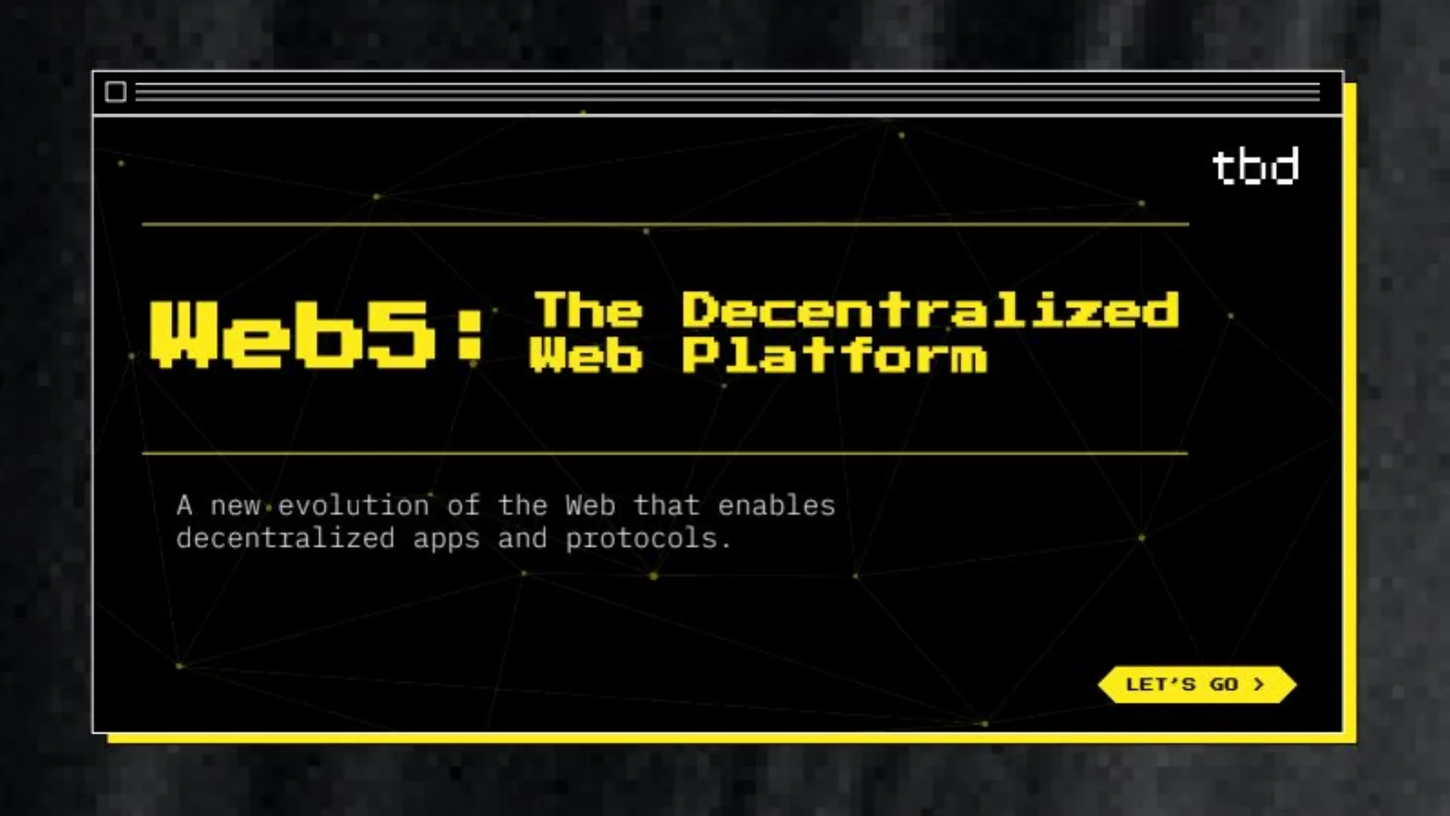 TBD pitch deck slide