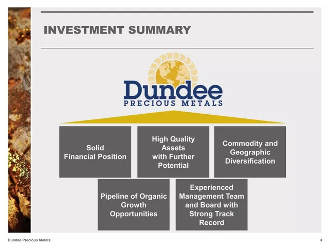 Company overview slide 3 from Dundee Precious Metals