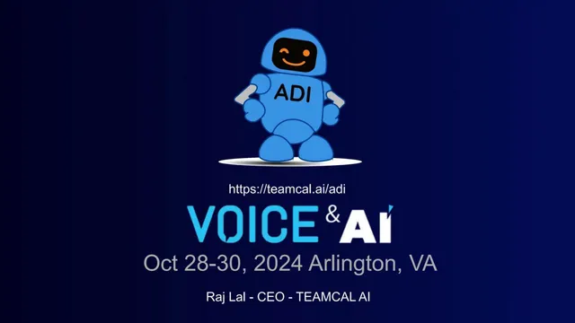 TEAMCAL AI pitch deck cover