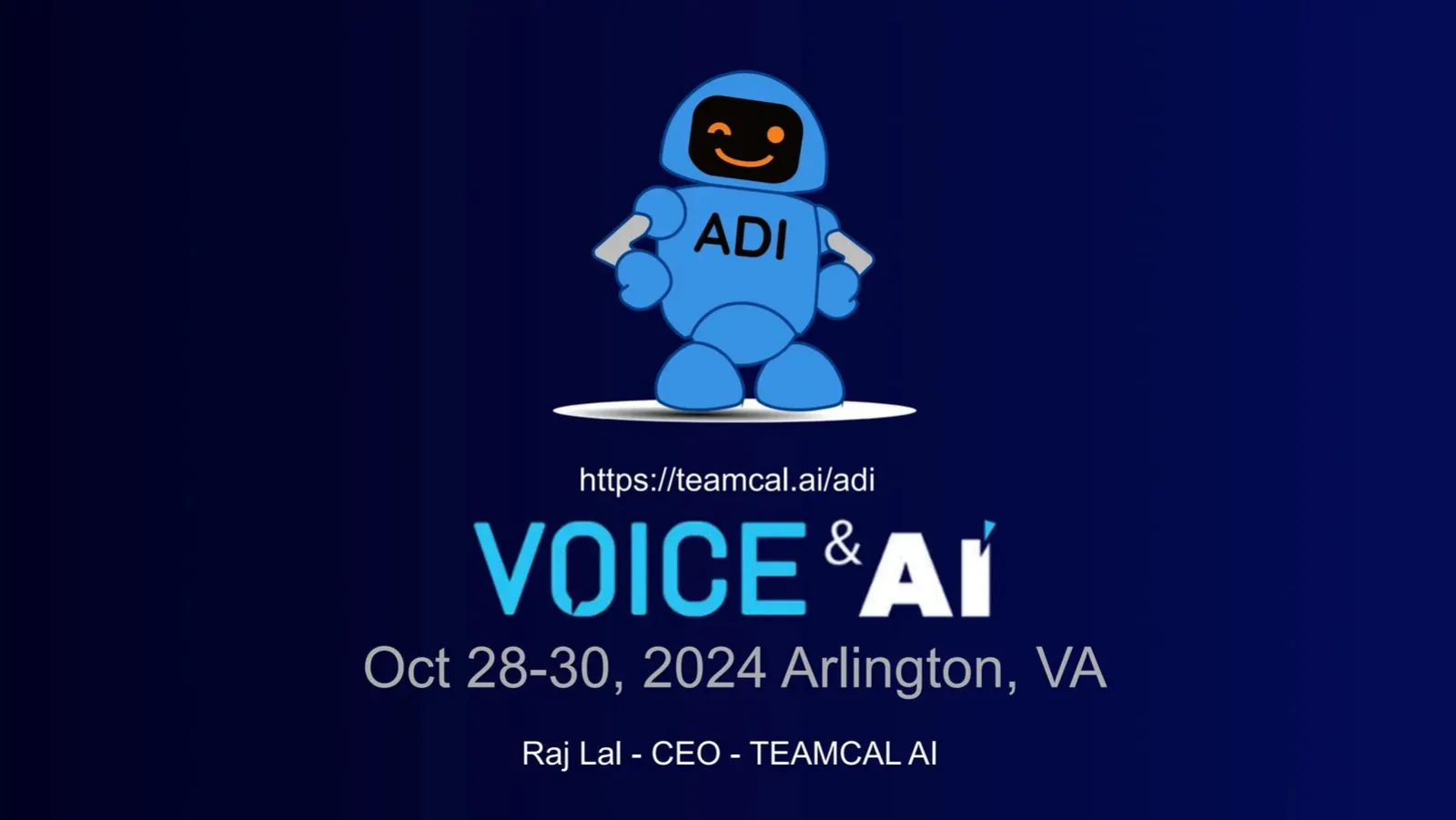 TEAMCAL AI pitch deck slide