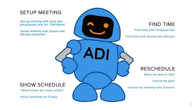 Product / solution slide 5 from TEAMCAL AI