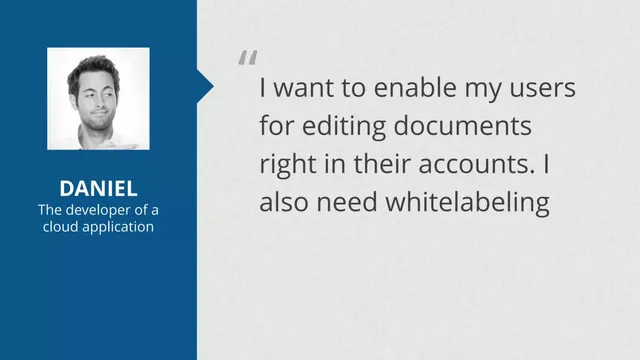 Product / solution slide 4 from Teamlab (now ONLYOFFICE)