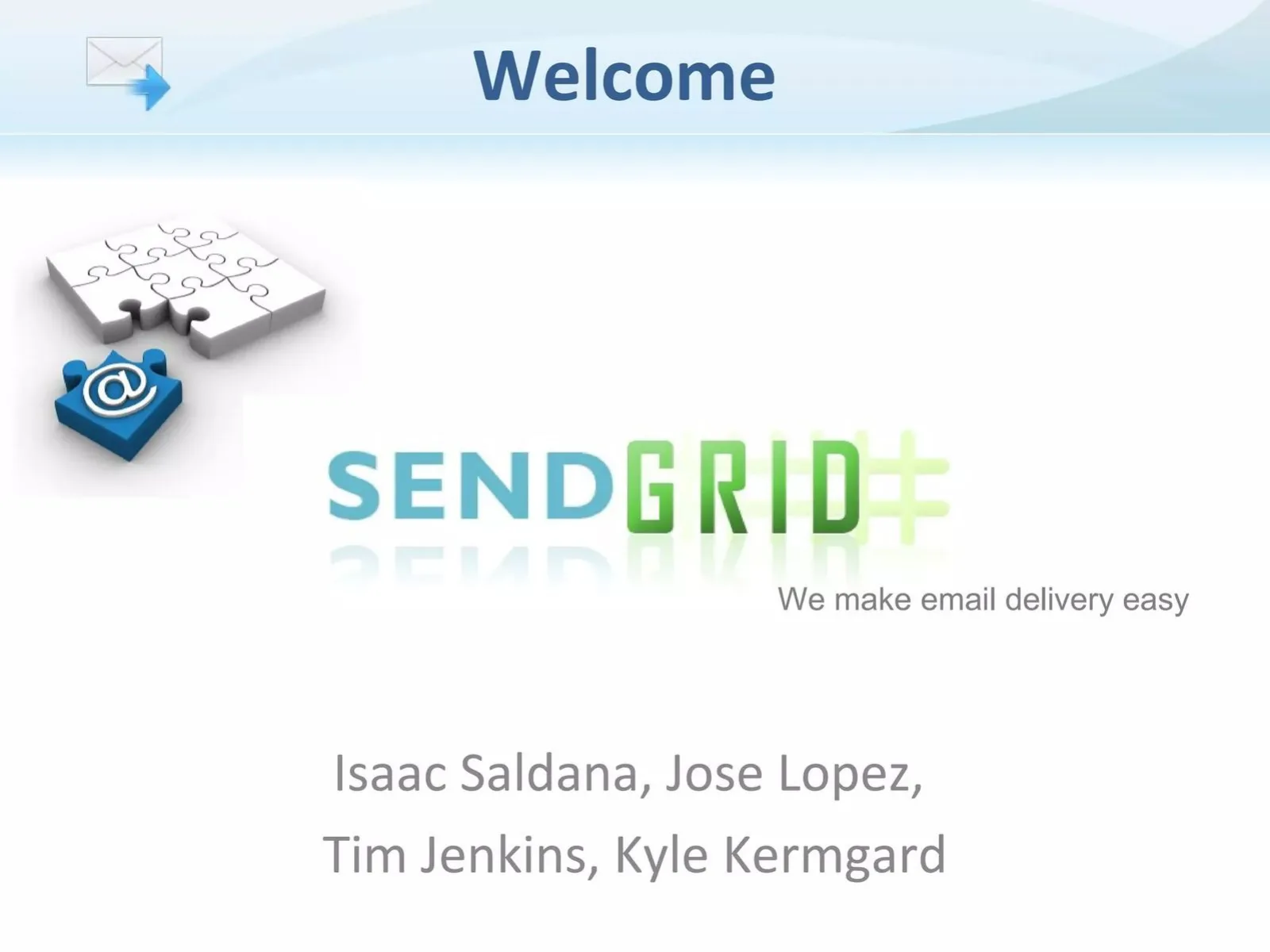 SendGrid pitch deck slide