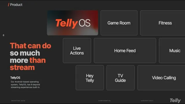 Product / solution slide 6 from Telly