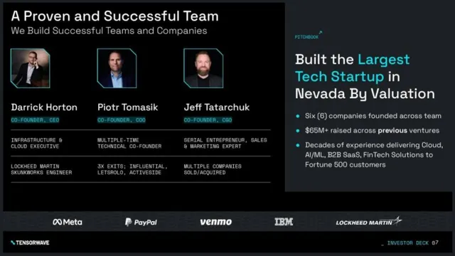 Team slide 7 from TensorWave