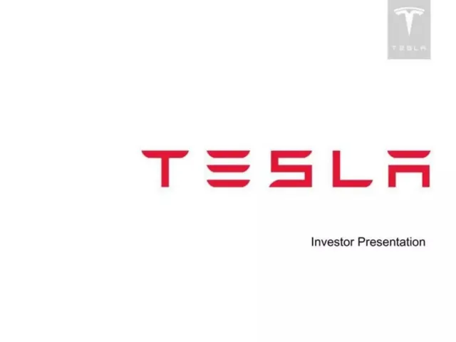 Tesla pitch deck cover