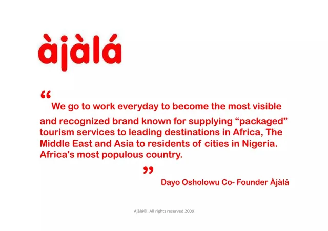 Vision slide 4 from The Ajala Travel
