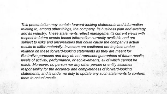 Disclaimer slide 2 from The Hustle