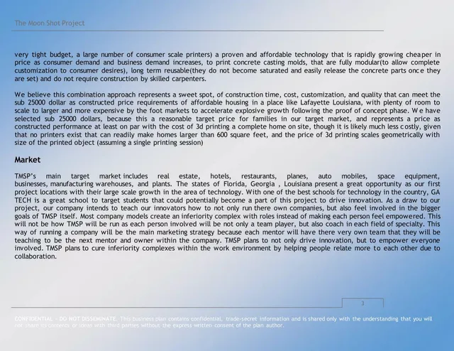 Product / solution slide 4 from The Moon Shot Project