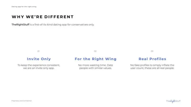 Product / solution slide 10 from The Right Stuff