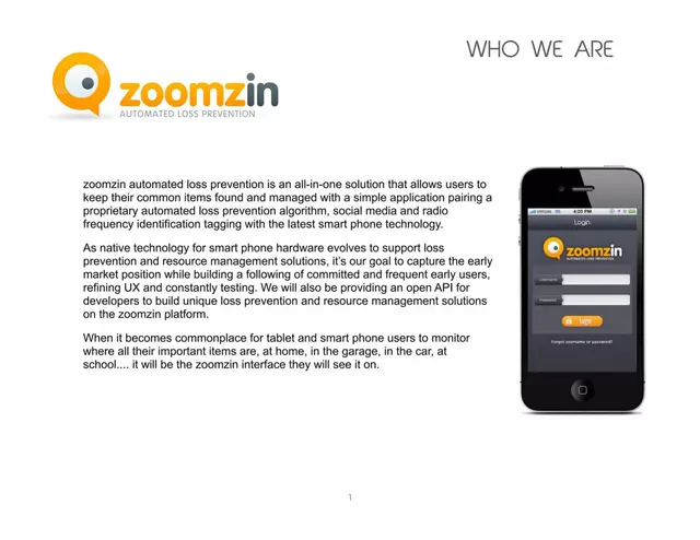 Product / solution slide 2 from Zoomzin