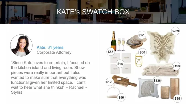 Product / solution slide 5 from The Swatch Box
