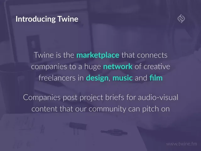 Product / solution slide 5 from Twine