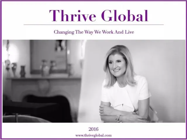 Thrive Global pitch deck cover