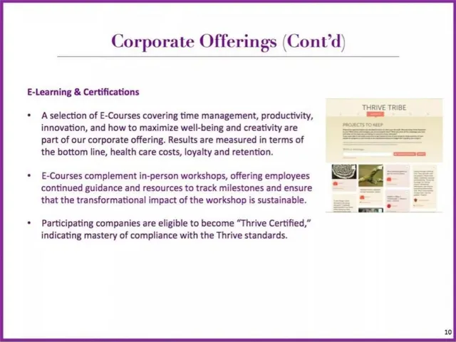 Product / solution slide 10 from Thrive Global