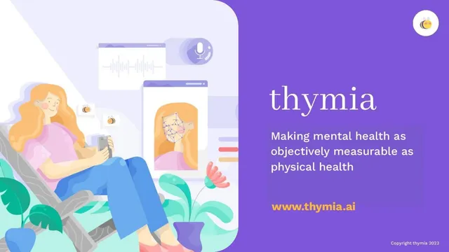 Thymia pitch deck cover