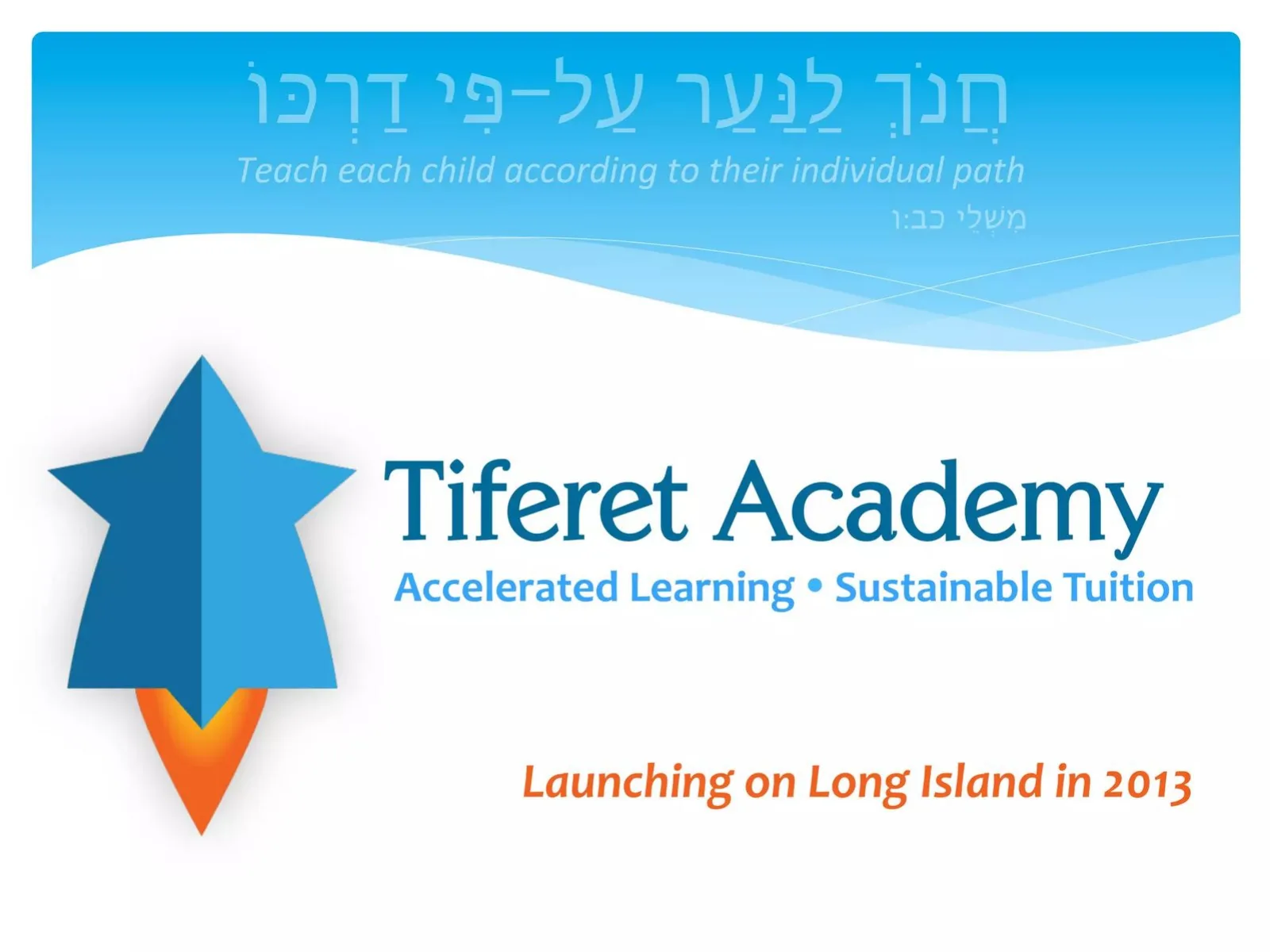 Tiferet Academy pitch deck slide