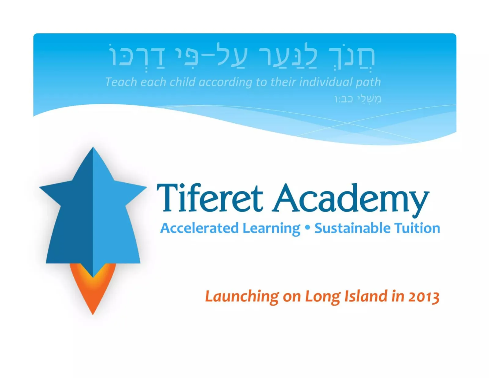 Tiferet Academy pitch deck slide