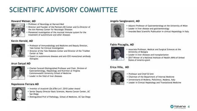 Team slide 4 from Tiziana Life Sciences (TLSA)