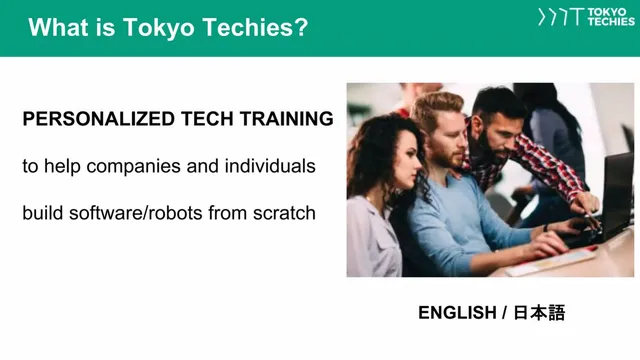 Product / solution slide 6 from Tokyo Techie
