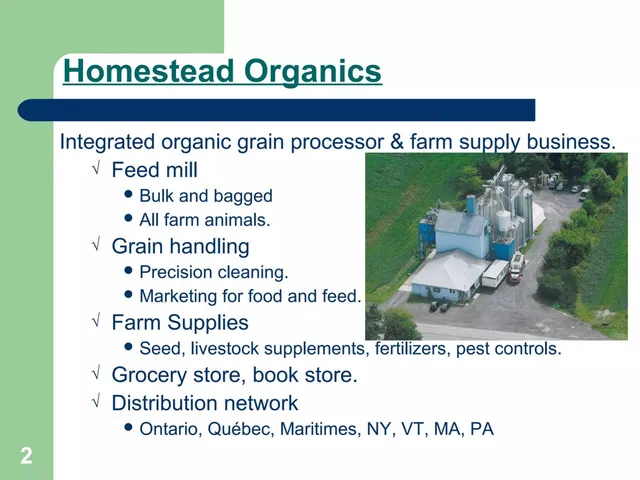 Company overview slide 2 from Homestead Organics