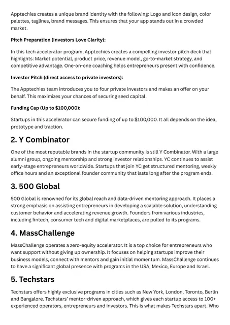 Competitors slide 5 from Apptechies