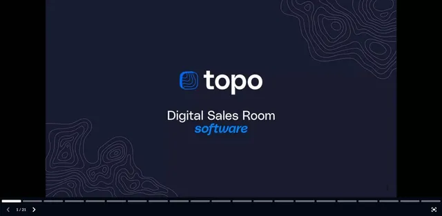 Topo.io pitch deck cover