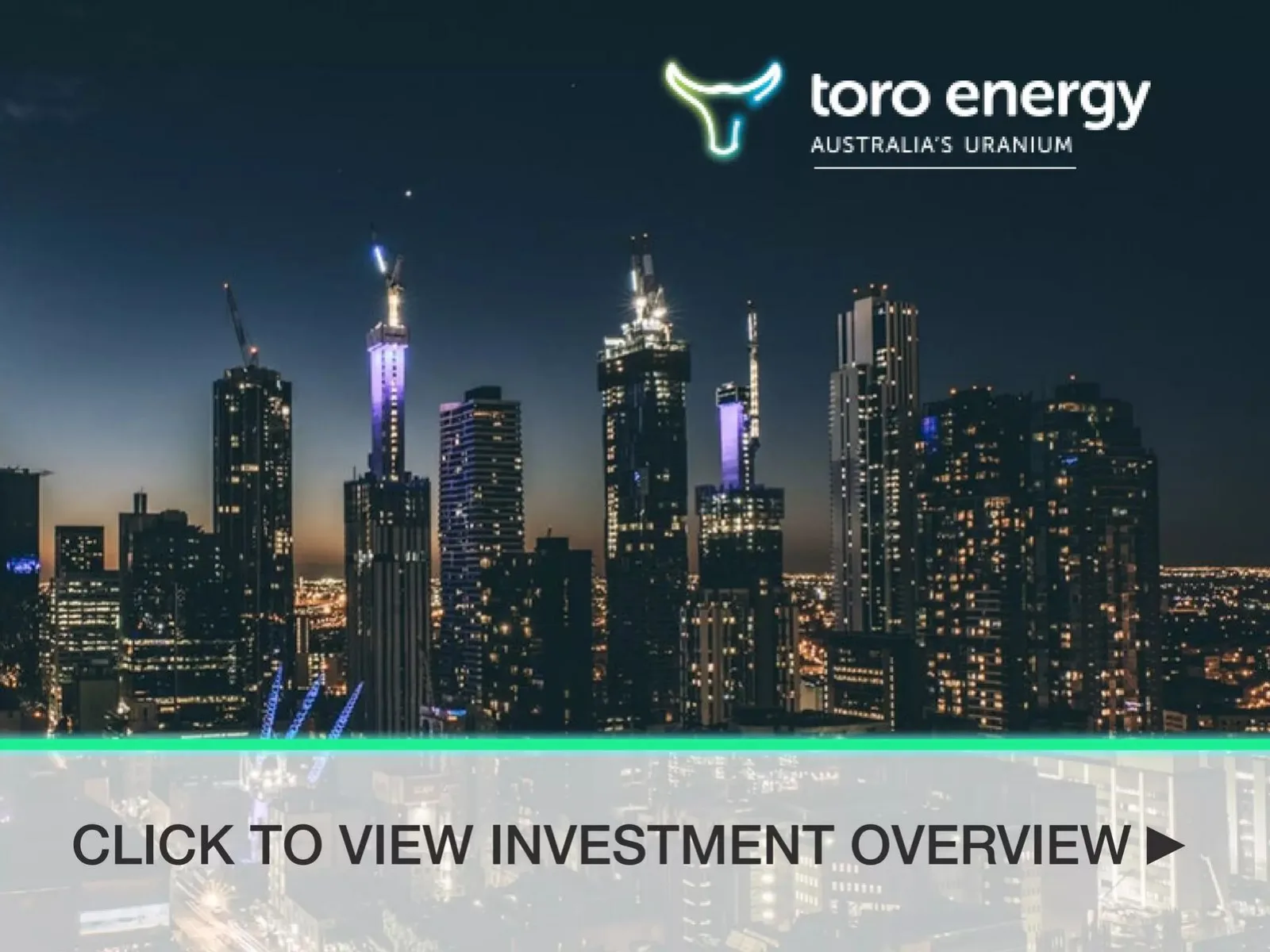 Toro Energy pitch deck slide