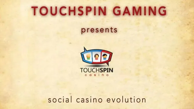 TouchSpin Gaming pitch deck cover