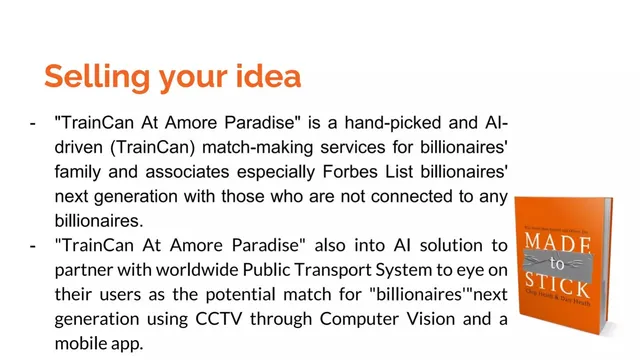 Product / solution slide 2 from TrainCan At Amore Paradise