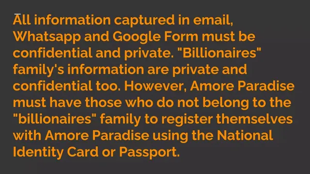 Disclaimer slide 4 from TrainCan At Amore Paradise