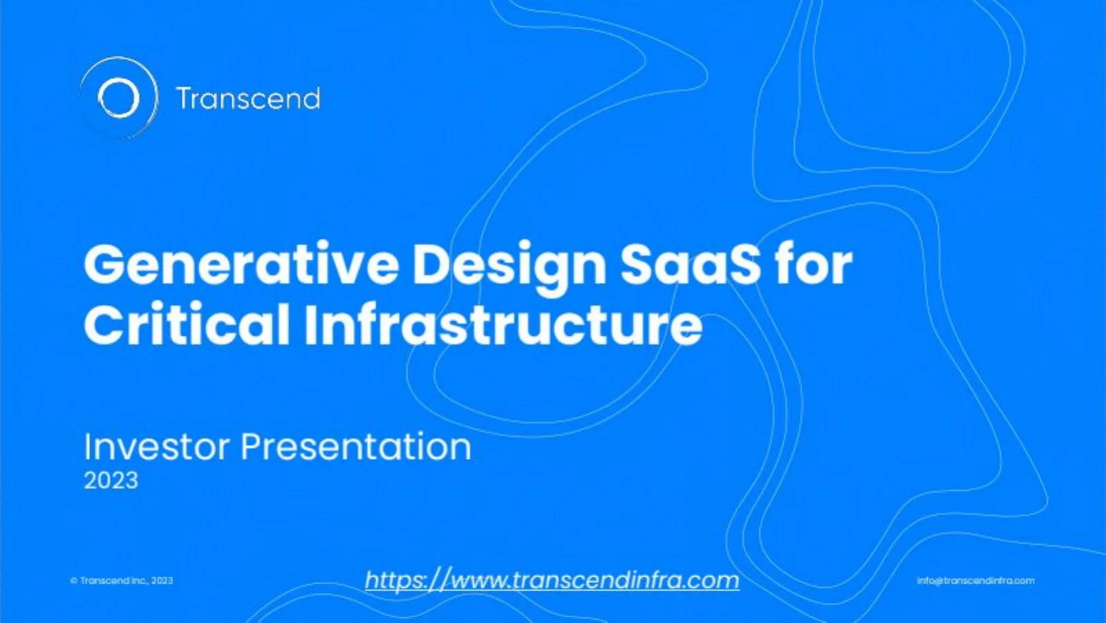 Transcend pitch deck slide