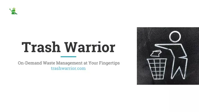 Trash Warrior pitch deck cover