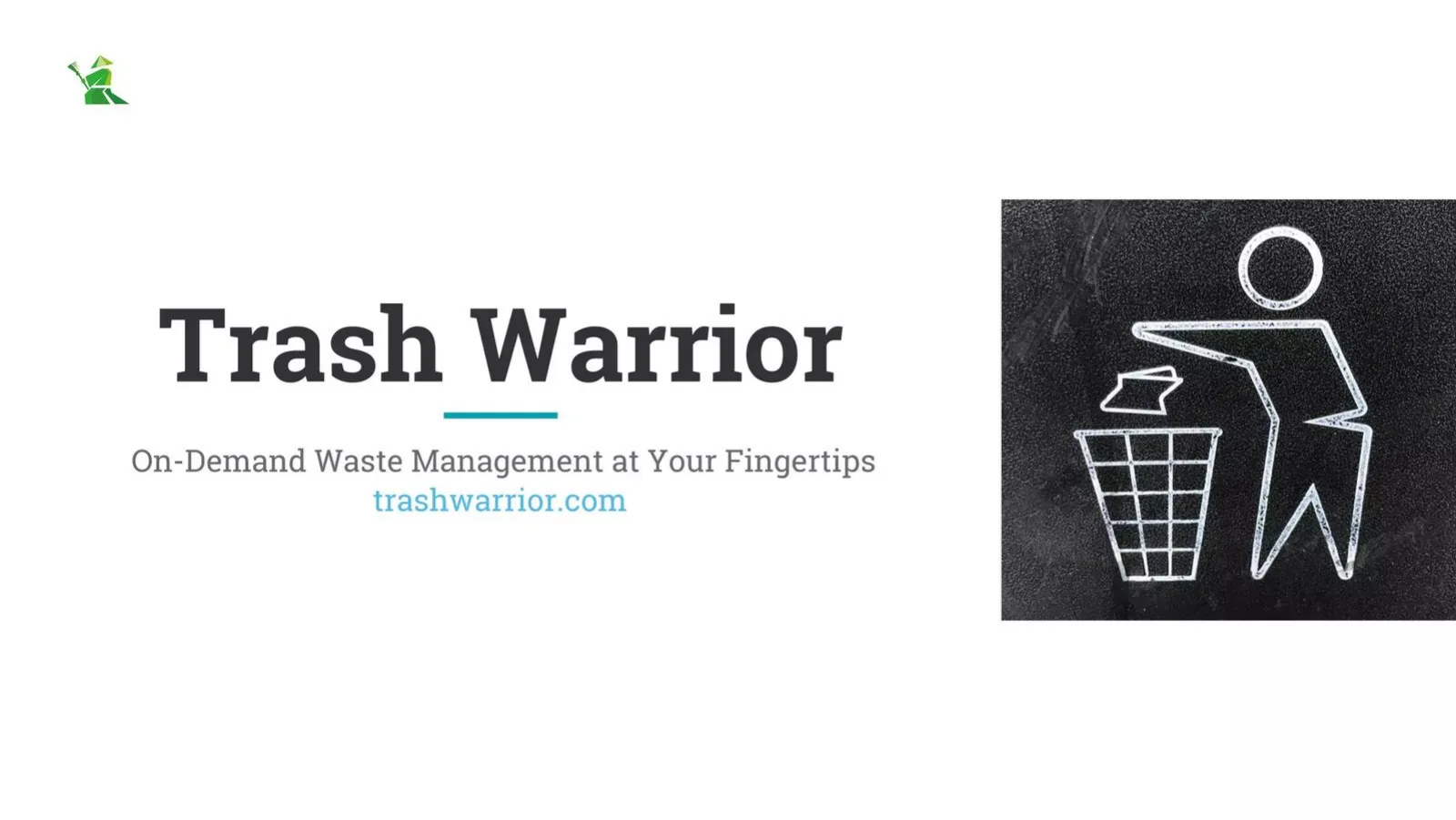 Trash Warrior pitch deck slide