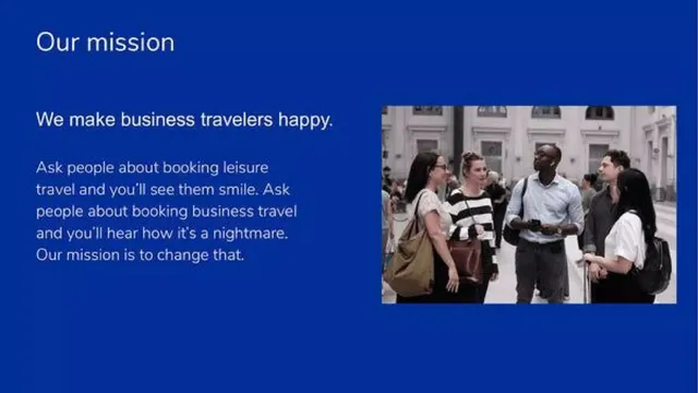 Vision slide 3 from TravelPerk