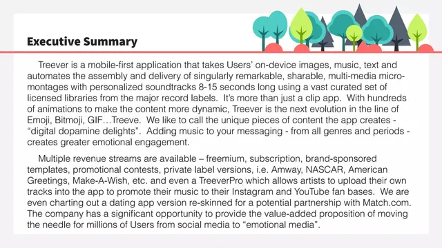 Product / solution slide 4 from Treever