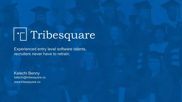 Tribesquare pitch deck cover