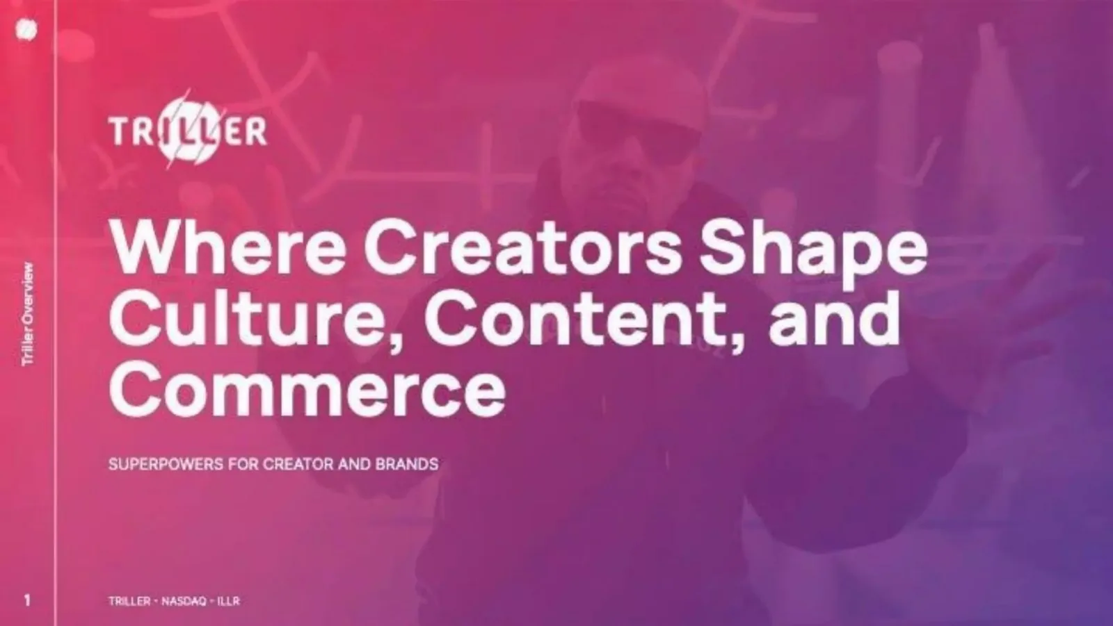 Triller pitch deck slide